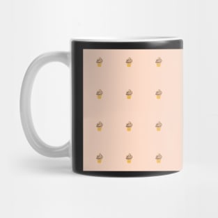 Ice-cream Cone with Baby Pink Pastel Background Mug